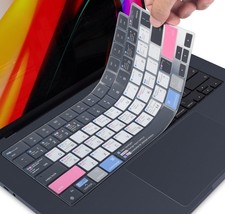 MacBook Air 15 inch Keyboard Cover Shortcuts for MacBook Air 15.3" 2023-2025 