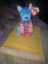 TY BEANIE BABY - HODGE-PODGE DOG, DATE OF BIRTH 27 JUL 2002,  COMPLETE WITH TAG