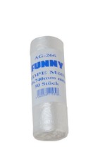 40 Rollen ,M&uuml;llbeutel aus HDPE, natur - 60 L - 630x740 mm TYP EXTRA-Funny AG-266