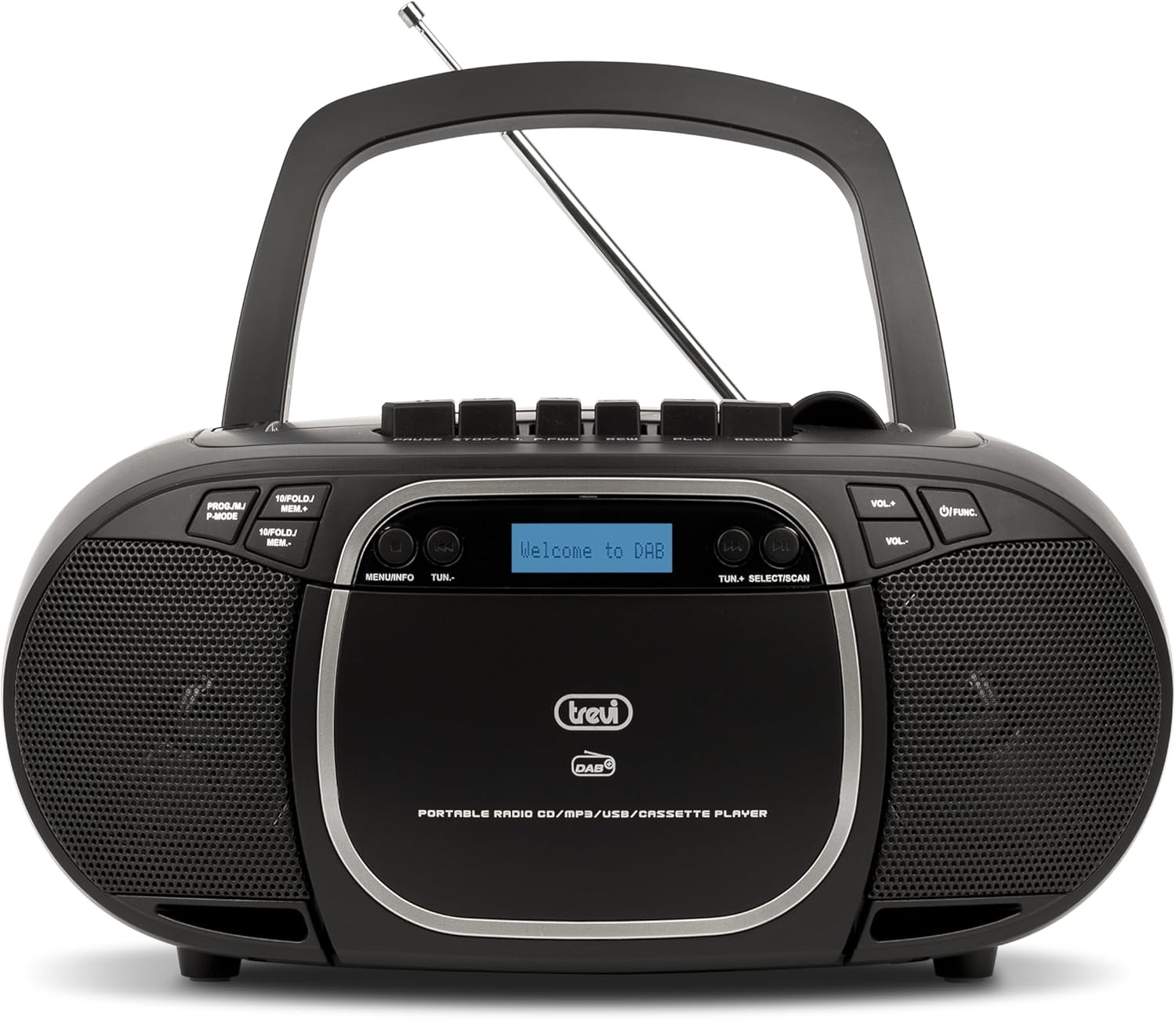 Trevi CMP 576 DAB: Boombox Portatile con Ricezione Digitale e USB MP3