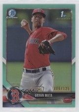 2018 Bowman Chrome Prospects Aqua Refractor 6/125 Bryan Mata #BCP2 0ii1