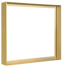 FOLKOR Canvas Floater Frame for 48x48 Oil Paintings  with 1.5” Deep (Gold)