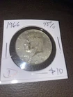 1966 49% Silver Kennedy Half. $10
