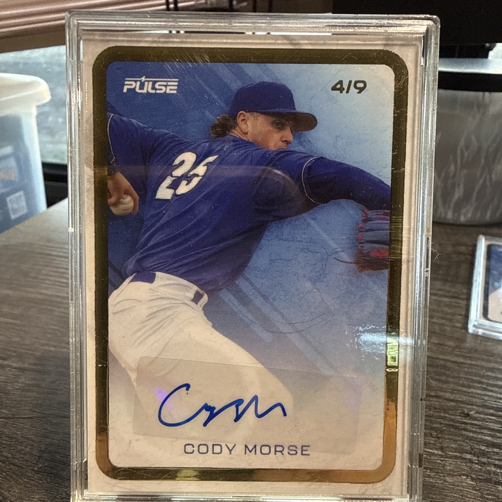 Cody Morse Autograph Card /9. Los Angeles Dodgers