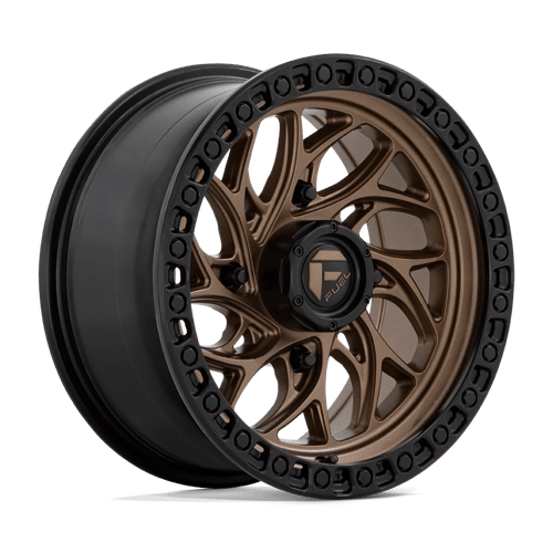 (1PC) Fuel D777 Runner Utv 15X7 4X156 Bronze Black 10mm Wheel Rim 15 Inch - Picture 3 of 9