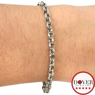 Estate Platinum 7" Rolo Chain Bracelet 12.7 Grams NR
