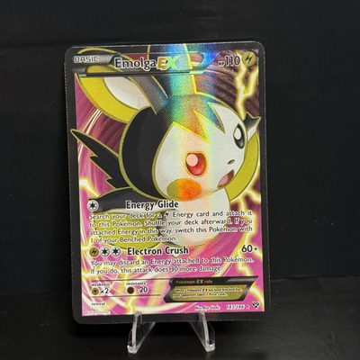 #ad Emolga EX 143 146 Ultra Rare XY Base Set Pokemon Card NM $19.99