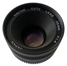 NAVITAR CCTV LENS  25mm F1.4 NEW