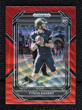 2023 Panini Prizm Draft Picks Ruby Wave Prizm Tyson Bagent #110 13ag