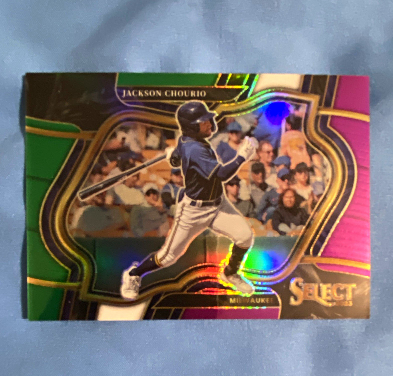 Panini 2023 Select Jackson Chourio Rookie Brewers Diamond Level Prizm #236 /25