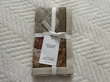 Williams Sonoma Autumn Pasture traditional horse Napkins Set of 4 new