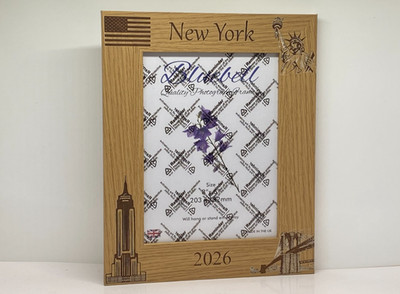 Bilderrahmen New York 2026 personalisiert und graviert
