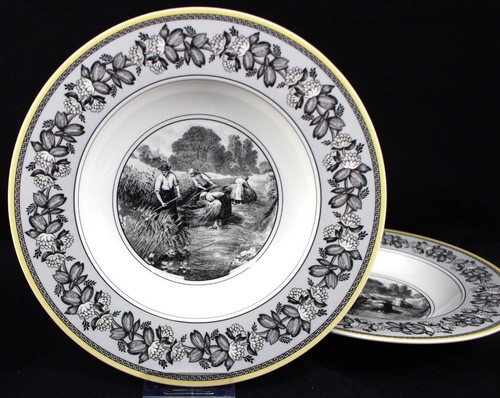 Villeroy and Boch Audun Ferme Group of Two Rim Soup Bowls - 第 1/6 張圖片