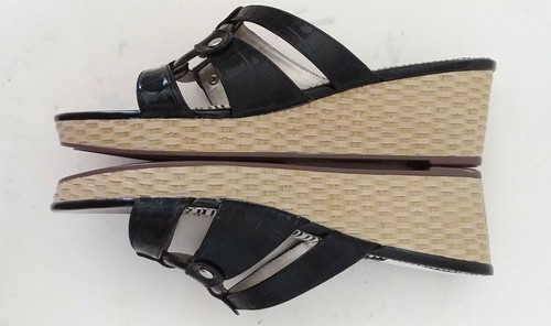 LifeStride Sandals Womens 8 Slip On Wedge - Picture 6 of 9