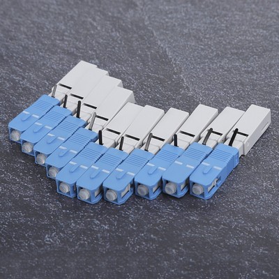 10x Fiber Optic Quick Connector UPC FTTH SC/ Embedded Fast Cold Adapter Set