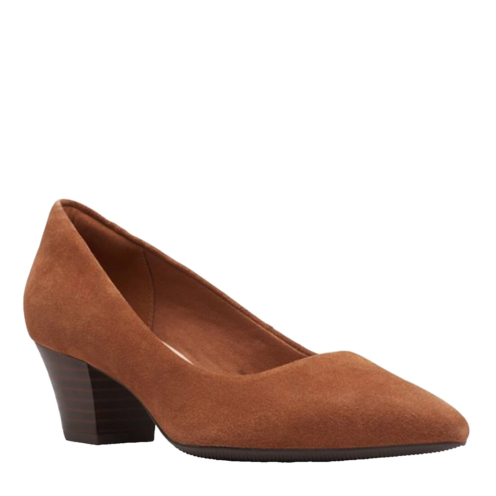 Zapatos Cómodos Clarks marrón sólido para De mujer