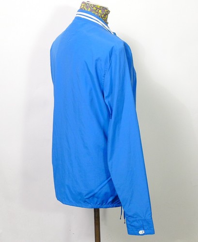 Lambretta Carnaby Street Men's Light Blue Cafe Style Zip Front Jacket Sz. L #350 - Picture 6 of 15
