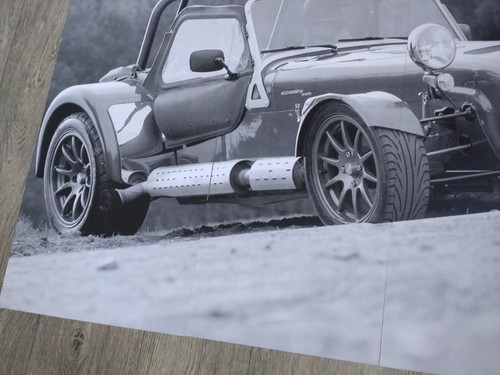 CATERHAM Seven 7 CSR 260 Large 16 piece 119cm x 84cm B&W Motor Mosaic Poster - Picture 5 of 7