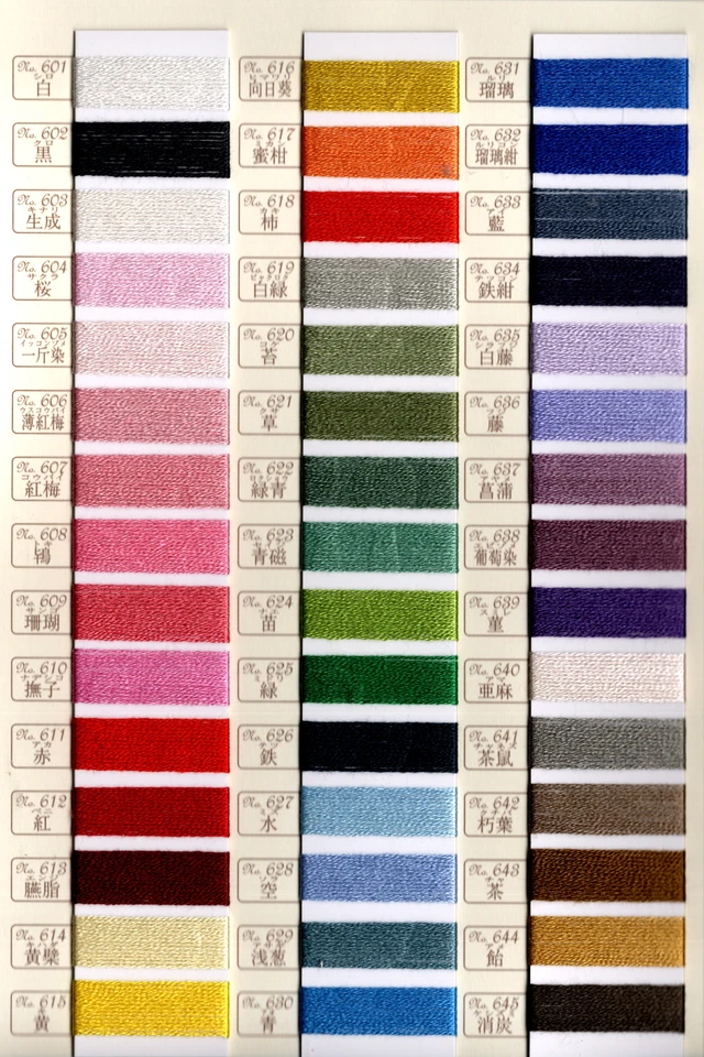 Fujix Soie et Embroidery Floss and Fly Tying Silk Thread - Image 2 of 4