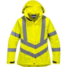 Oxford Weave 300d Ladies Class 3 Hi Vis Jacket Yellow 2xl