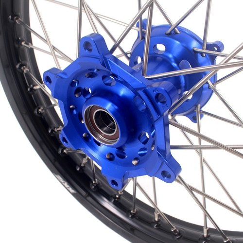 KKE 21/19 pulgadas Ruedas azules aptas para KAWASAKI KX250F KX450F 2006-2021/KX125 KX250 06-07 - Imagen 11 de 12
