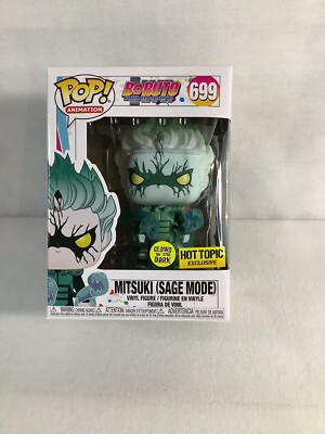Mitsuki Sage Mode Glow GITD Boruto Naruto Hot Topic Exclusive Funko Pop #699