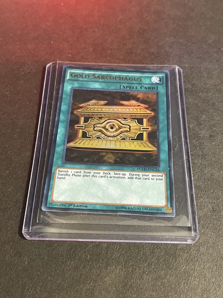 Yu-Gi-Oh! TCG Gold Sarcophagus Yugi's Legendary Decks YGLD-ENC26 1st  Edition