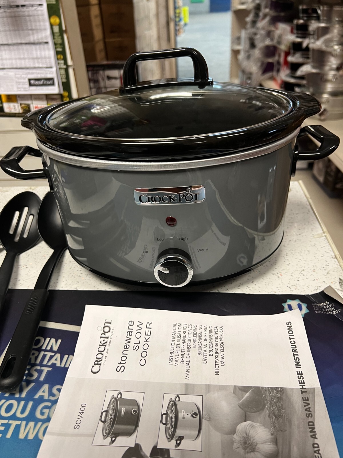 CROCKPOT SCV400MG 3.5L Slow Cooker Grey Stainless Steel eBay