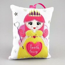 New Floss Rock Girl's Pink Princess Tooth Fairy Pillow Door Hanger Cushion