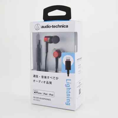 Audio-Technica ATH-CKD3Li RD [Lightning Earphone Red] AIRMAIL with TRACKING