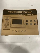 7" Wired Video Door Phone Intercom Kit with Dual-way Intercom for 3 Apartment