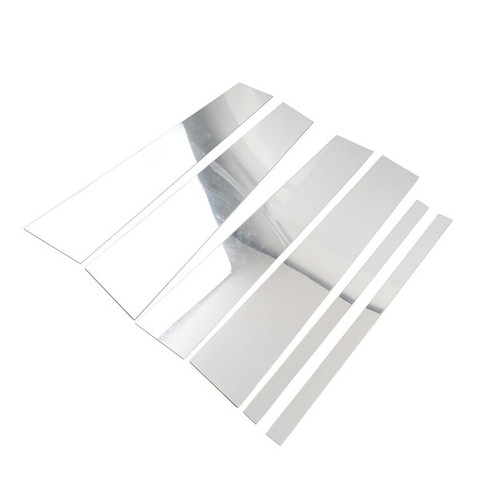 For 2004-2015 Nissan Titan Crew Cab Chrome Window Pillar Post Cover Trim Kit 6X - Picture 8 of 10