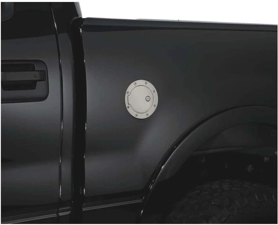 Bully Chrome Plated Fuel Door Cover With Lock - Ford Truck Excursion,  GD-201CK Foto 2 de 2