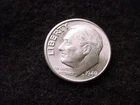 1949-D ROOSEVELT DIME WHITE GREAT BU BLAZER DIME!!!   #15**