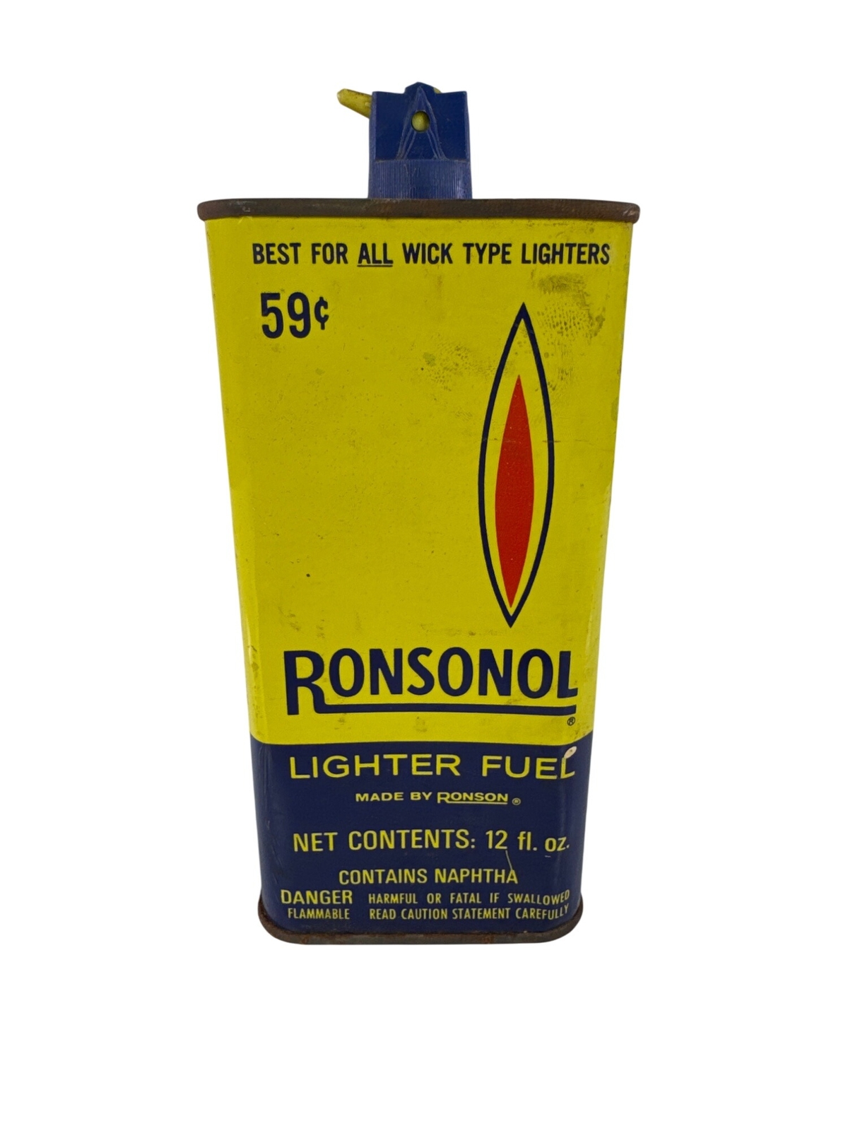 Fluid Metal Container Empty 59 Cents