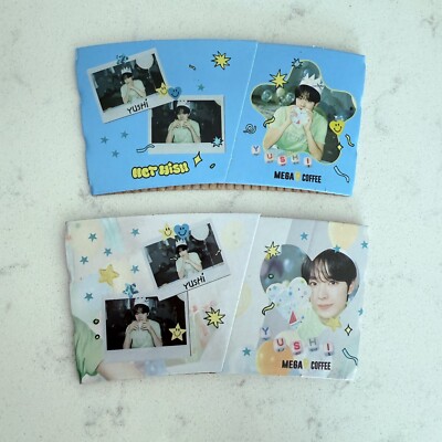 Nct Wish Yushi Mega Coffee Cup Sleeve Kpop | eBay