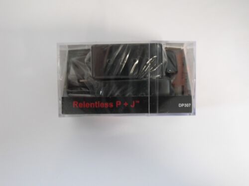 DiMarzio Relentless P+J Bass Pick-up Set W/Black Covers DP 307 - 第 1/1 張圖片