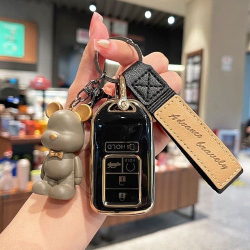 TPU Car Key Case Cover For Honda CRV EXL 2020 Passport Pilot 2017 CRV Keychain - Picture 10 of 10