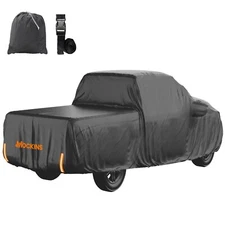 Mockins 235"x 80"x 77" Heavy Duty Extra Thick Black 250G PVC Truck Car Cover