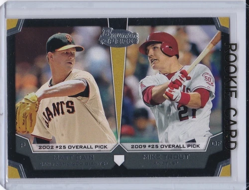 MIKE TROUT ROOKIE CARD Bowman Top Picks Baseball LOS ANGELES ANGELS MLB RC