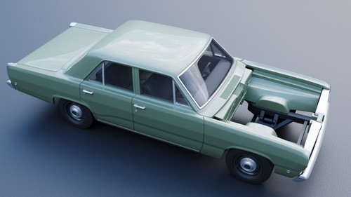 1968 Plymouth Valiant 4 Door Model Kit - 1/24 - 3D Printed - Picture 8 of 12
