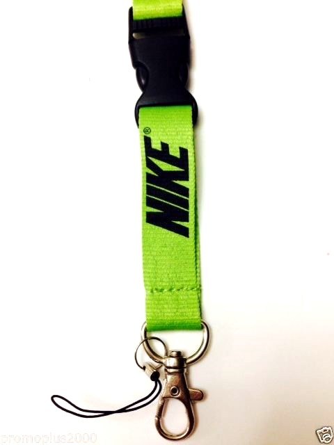 neon green nike lanyard