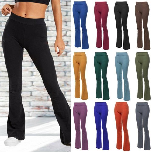 high waist bootcut leggings