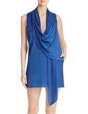 StyleStalker 241321 Womens Seine Shift Dress Sleeveless Cobalt Size X-Small