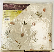 Large SCRAPBOOK ALBUM beautifully textured, creamy, handmade Saa paper  NEW MBI