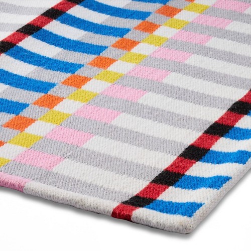 LEGO Color Block Stripe Rug Multicolor Indoor/Outdoor LEGO x Target Collection - Picture 2 of 3