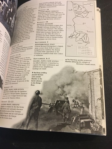 World War II Day By Day Anthony Shaw MBI w/Pictures Through Out Book - Picture 7 of 12