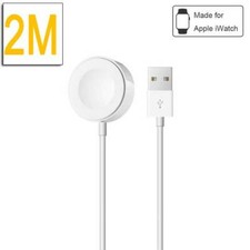2M 2 Meters USB Wireless Watch Long Charging Cable 1 2 3 4 5 6 SE