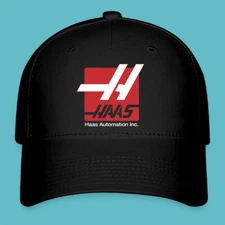 HAAS Automation Machine Black Hat Baseball Cap Size S/M and L/XL