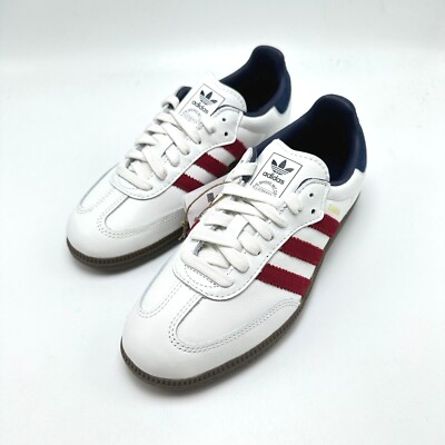 ADIDAS Originals Samba OG WHITE RED NAVY IH4881 Men's sz - Main Image